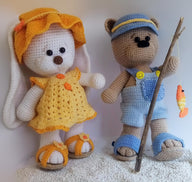 Summer clothes Teddy and Bunny