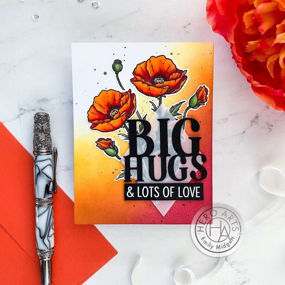 Hero Arts Frame Cut Dies-Hero Florals Poppy