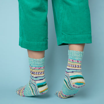 The Essential Cable Socks - Free Knitting Pattern in Paintbox Yarns Socks