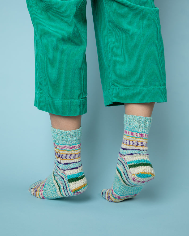 The Essential Cable Socks - Free Knitting Pattern in Paintbox Yarns Socks