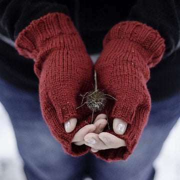 Through the Woods Fingerless Mitts
