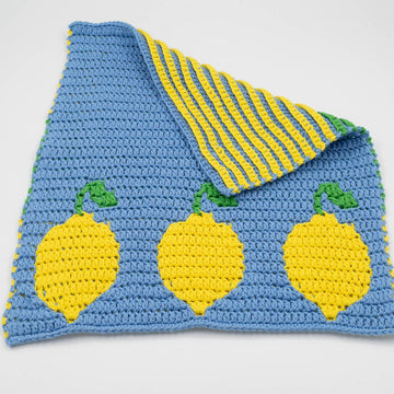 Lemon Mosaic Dish Towel