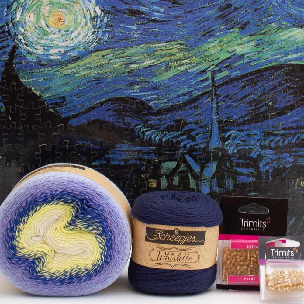 The Starry Night Shawl (US terms)