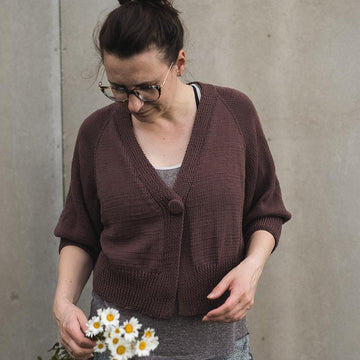 One buttoned cardigan