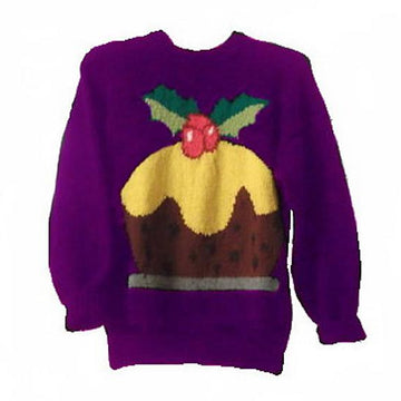 Cute Christmas Pudding Jumper