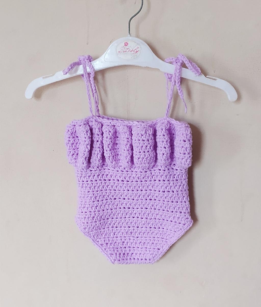 Crochet Baby Girl Romper