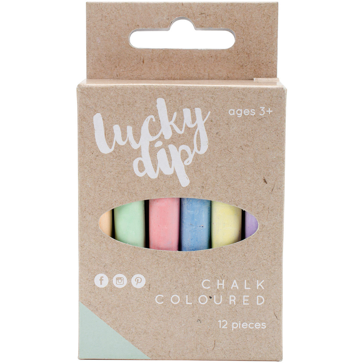 Kaisercraft Lucky Dip Chalk 12/Pkg - Colored