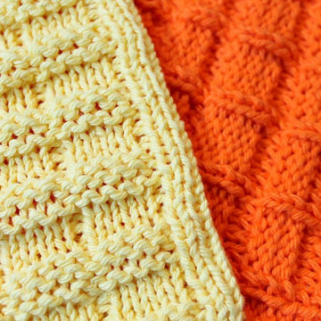 Loom Knitting Pattern Waffle Stitch Washcloth