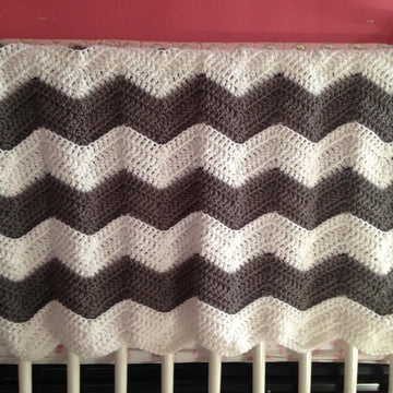 Ripples and Ridges Baby Blanket