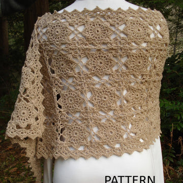 Sophisticated Motifs Stole - PW-105