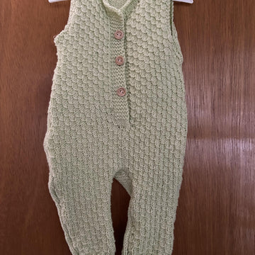 Joshua Playsuit Baby Knitting Pattern Newborn-12 months approx