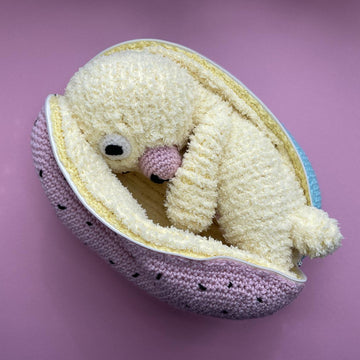Bunny with fruit ears amigurumi