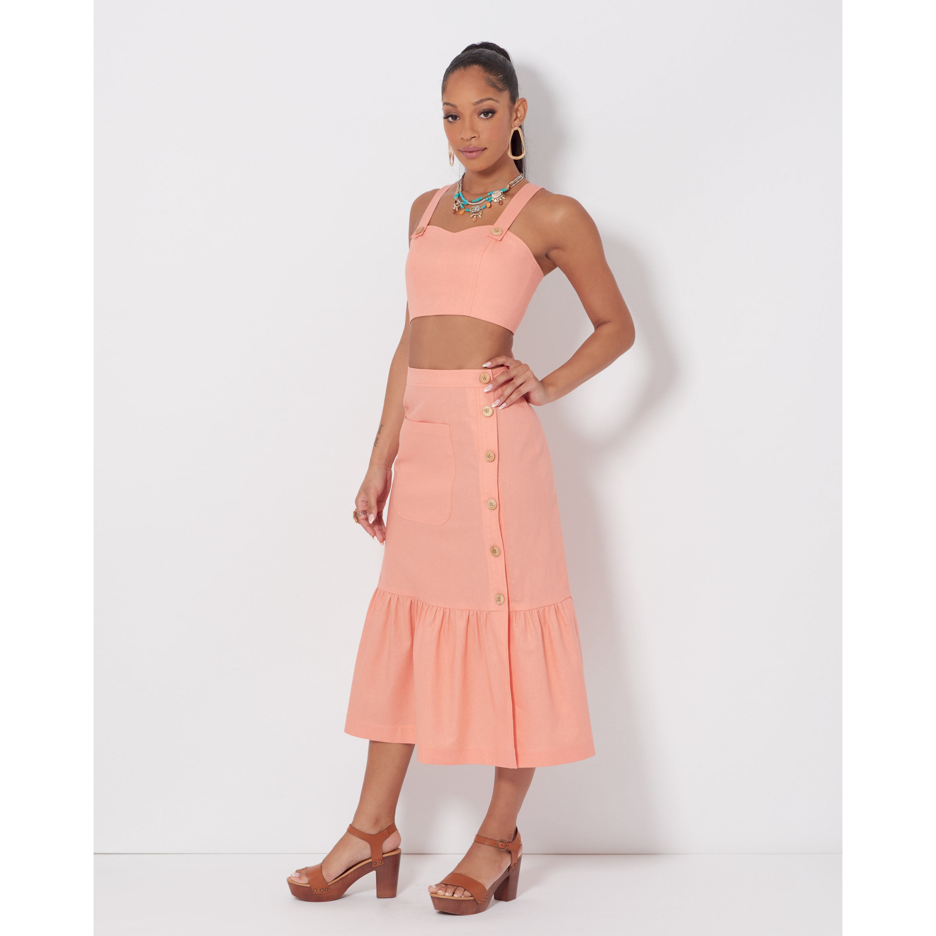 Simplicity Misses' Top and Skirts S9552 - Sewing Pattern