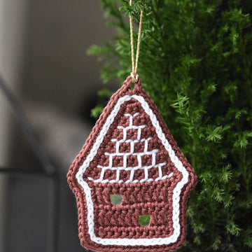 Gingerbread house ornament