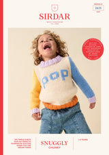 Pop It On Sweater  in Sirdar Snuggly Chunky - 2635 - Downloadable PDF