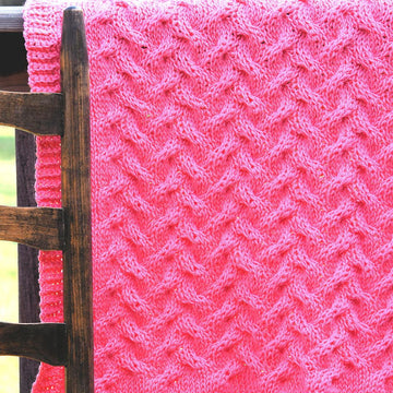 Wandering Cables Baby Blanket