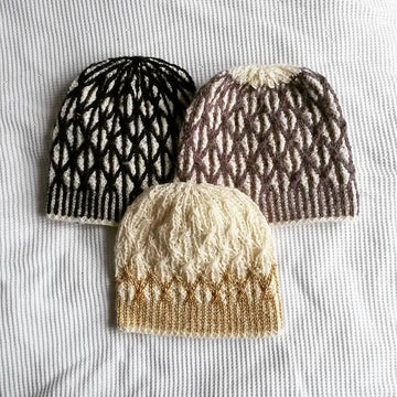 Aran Lattice Beanie