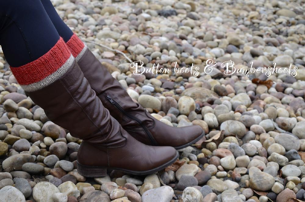 Sock Monkey Boot Cuffs