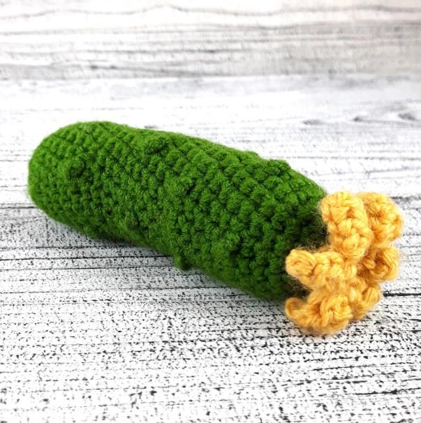 Crochet Cucumber Pattern: Montessori Baby Toy (PDF Pattern)