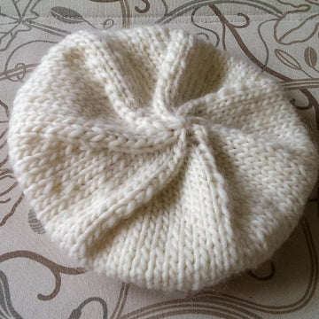 Slouchy Spiraled Beret