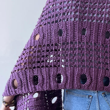 Easy Prayer Shawl Comfort Shawl Circles of Solace Wrap Shawl