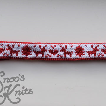 Free Christmas Nordic Hairband Knitting Pattern Snoo's Knits