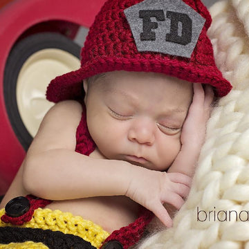 Newborn Firefighter Outfit