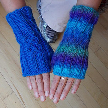 Rib & Braid Mitts