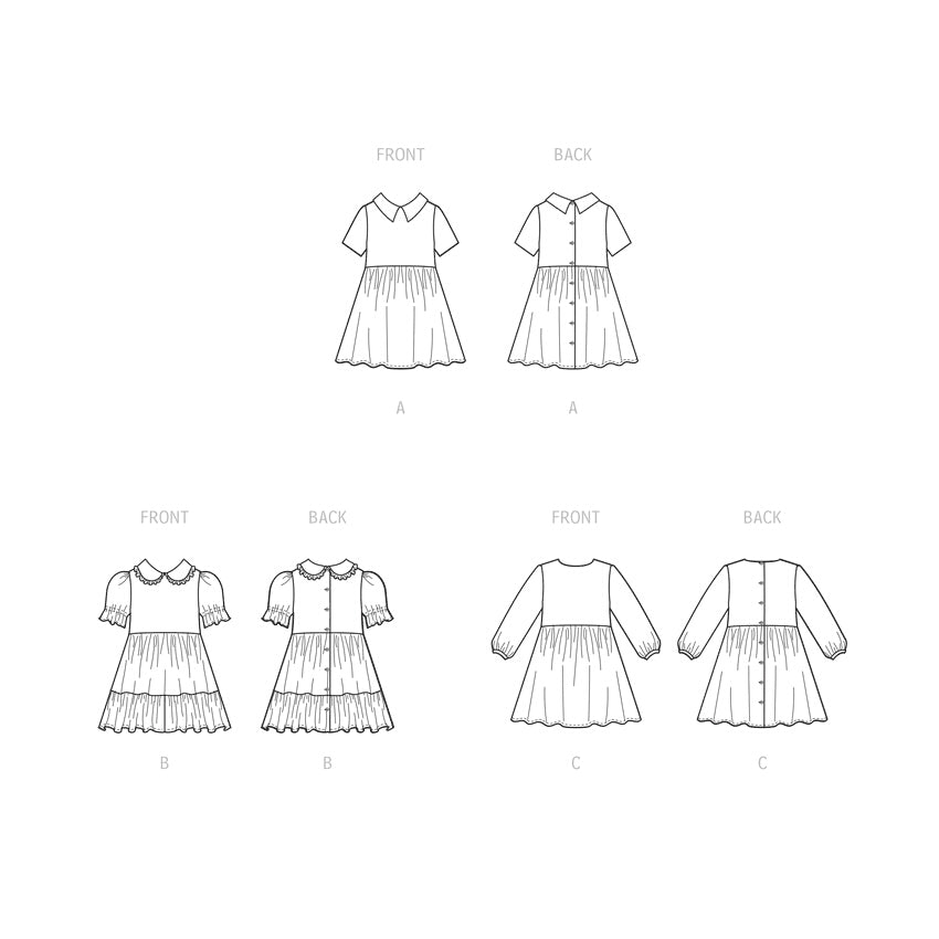 McCall's Toddlers' Dresses M8266 - Sewing Pattern