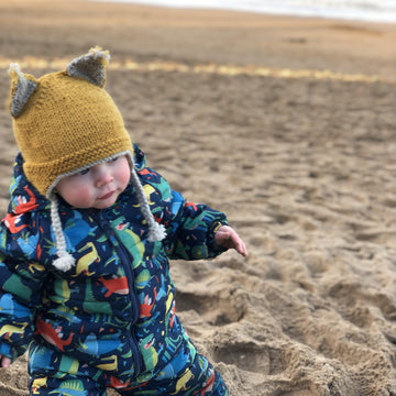 Cat, Fox, and Dinosaur Hats
