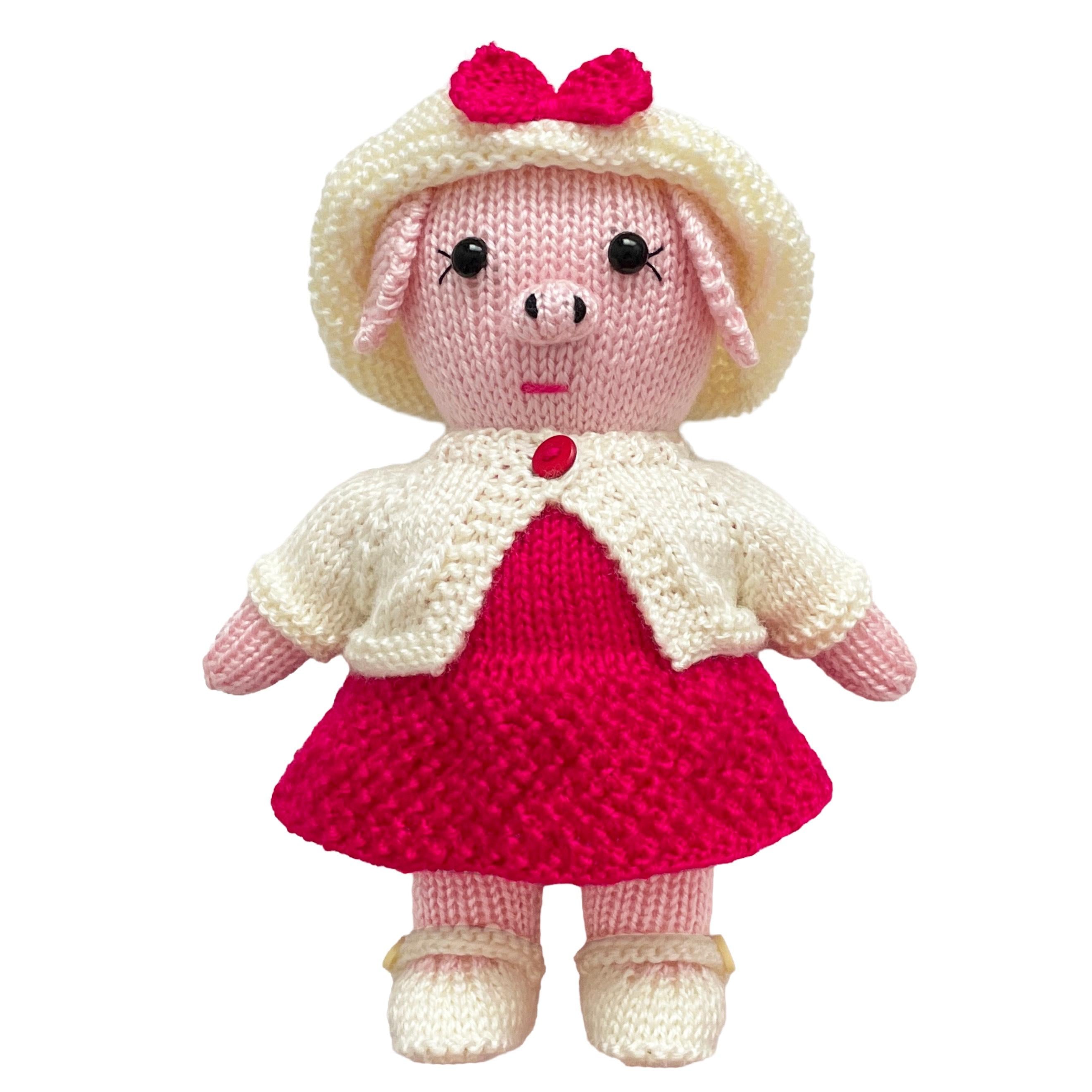 Peggy piglet knitting pattern  19161