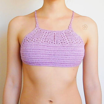 The "ALONDRA" halter bikini top _ C31
