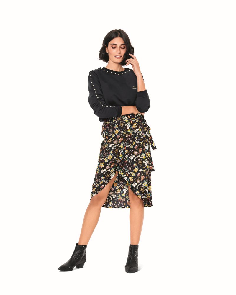 Burda Style Misses' Wrap Skirt with Waistband and Tie Bands B6200 - Paper Pattern, Size 8-18