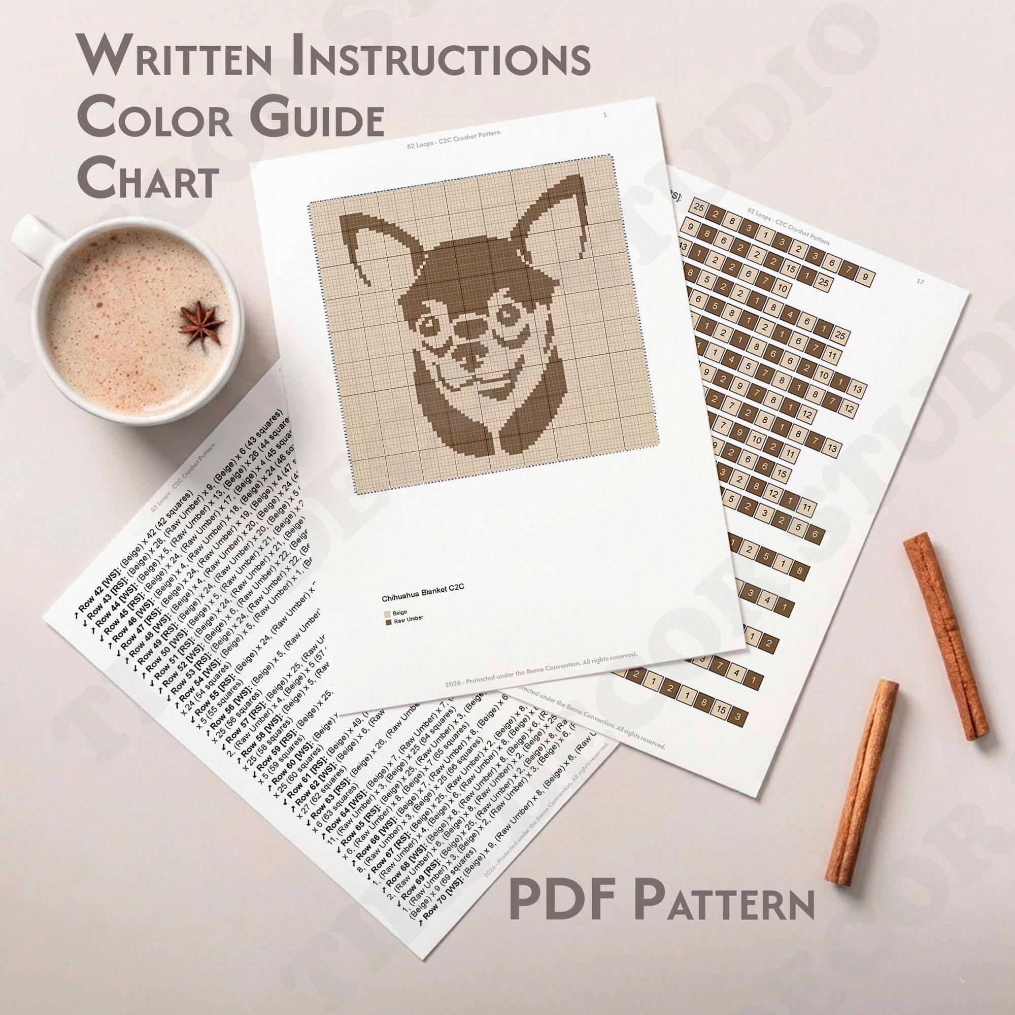 Dog Breeds Blanket C2C CROCHET PATTERNS BUNDLE