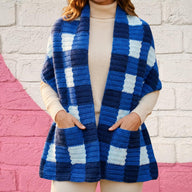 Plaid Pocket Shawl