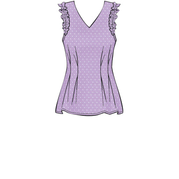 Simplicity S8921 Misses Tops - Sewing Pattern