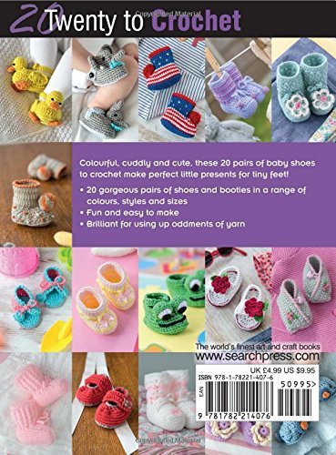 Twenty to Make: Crocheted Baby Shoes by Val Pierce