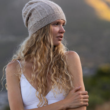 Kalahari beanie knitting pattern