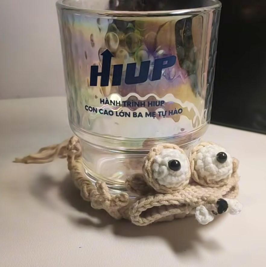 Fuzzy Monster Face Coaster