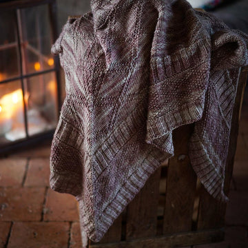 Tartanesque shawl