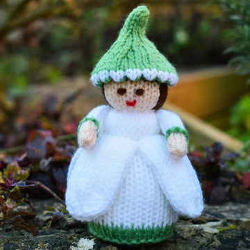 Snowdrop Doll Knitting Pattern - Toy Knitting Pattern