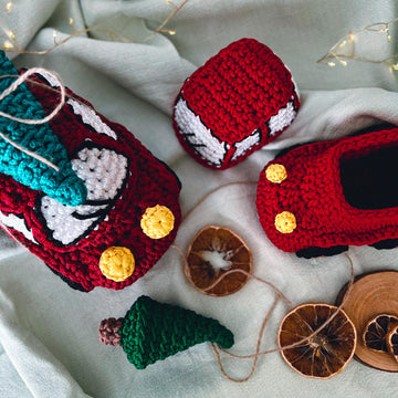 Christmas car basket
