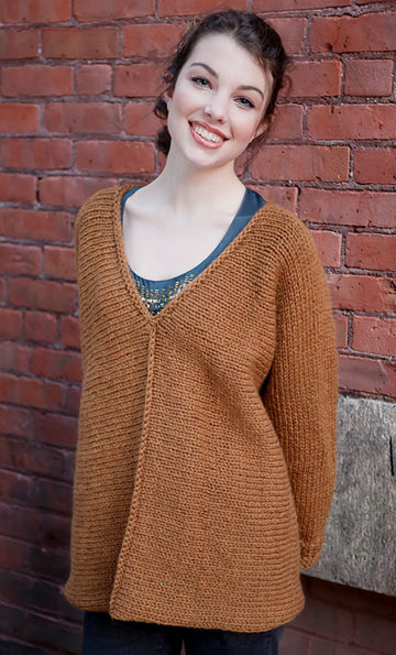 Buckland Pullover in Berroco Peruvia Quick Chunky
