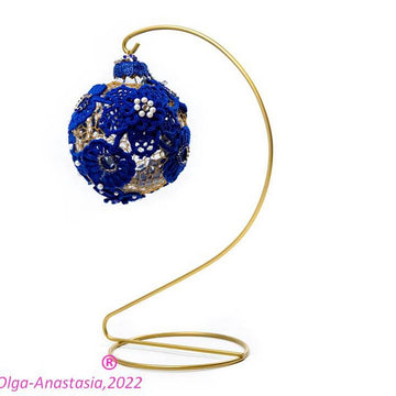 Blue christmas ball