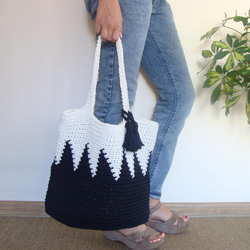 Large Geometric Tote