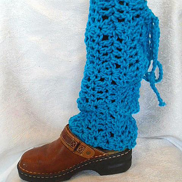 #840- Peacock Legwarmers