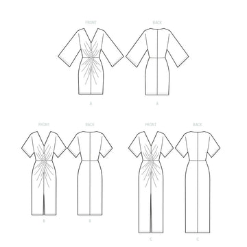 McCall's Misses' Knit Dress M8339 - Sewing Pattern