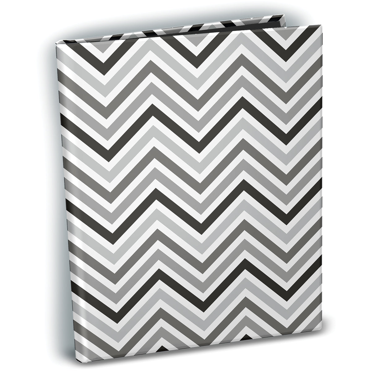 Ultra Pro Mini Photo Album 4"X6" - Chevron Black & White