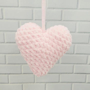 Heart Pink Plush
