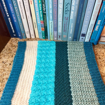 Knitting at the Library Cowl